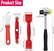 uPVC Window Glazing Tool Kit Paddle Hammer Chisel Shears Deglazing Frames