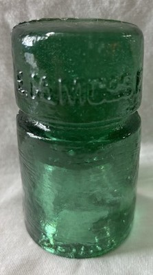 2008 GREEN E. C. & M. Co NIA COMMEMORATIVE GLASS INSULATOR PORTLAND OR