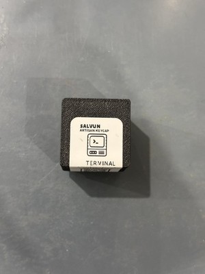 Salvun Terminal Premium Machined Metal Artisan Keycap MX Compatible Rare w/ Box