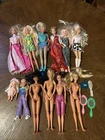 Vintage Beautiful Barbie Dolls Lot *Rare*  90’s (12 Total) With 4 Accessories