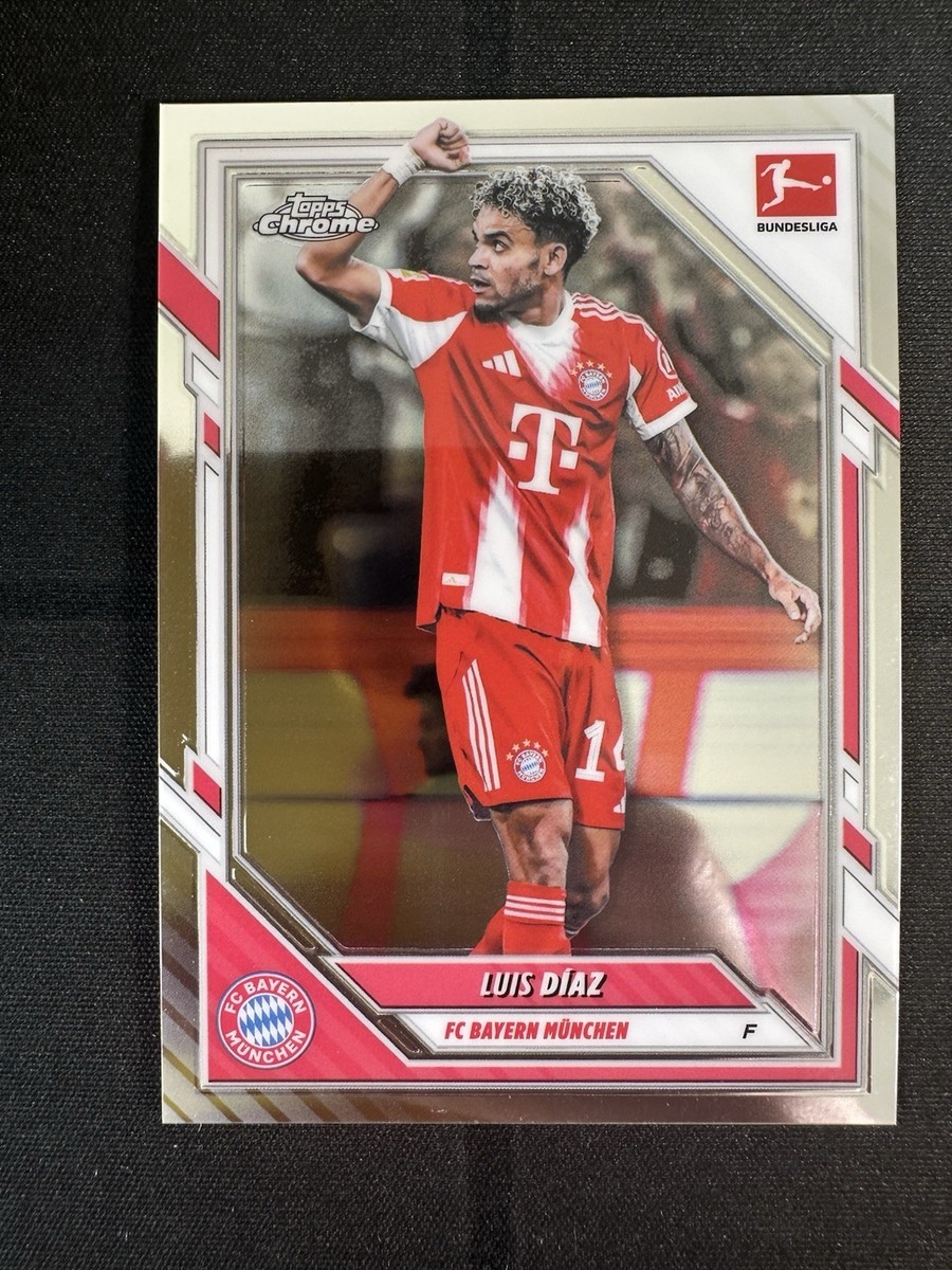 2025-26 Topps Chrome Bundesliga LUIS DIAZ Base Card 83 Bayern