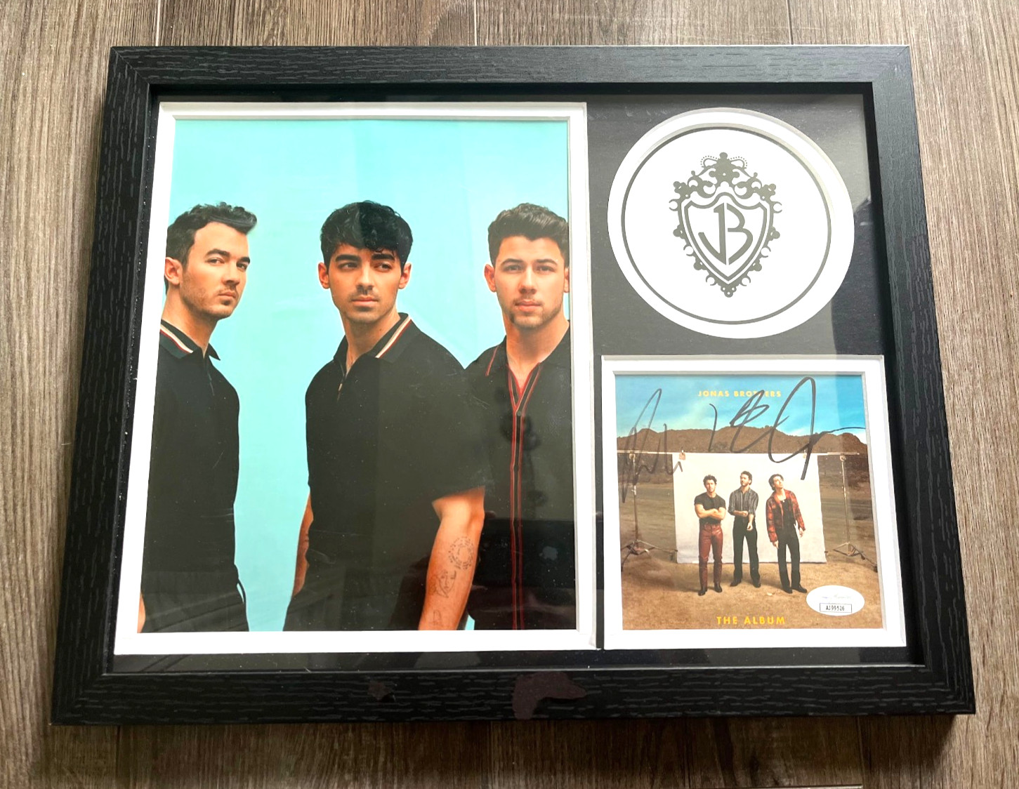 Signed Framed CD Collage (12x15)