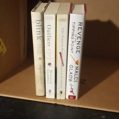 lot of four Malcolm gladwell book lot ( 4) total 