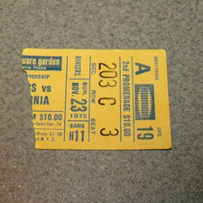 NY Rangers 11/23/1975 Ticket Stub vs Golden Seals Vickers 3a Wayne Dillon 3pts