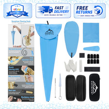 Saxophone Cleaning Kit with EVA Case for Alto, Tenor, Clarinet & Flute - 4pcs