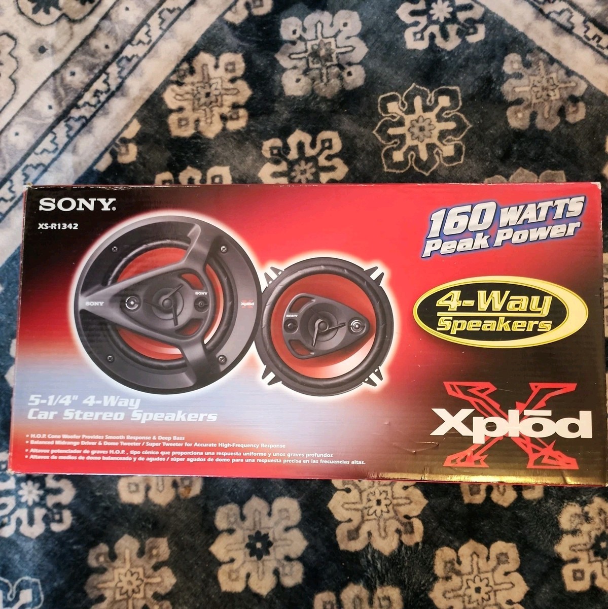Sony Xplod 4 Way Speakers 6 1/2