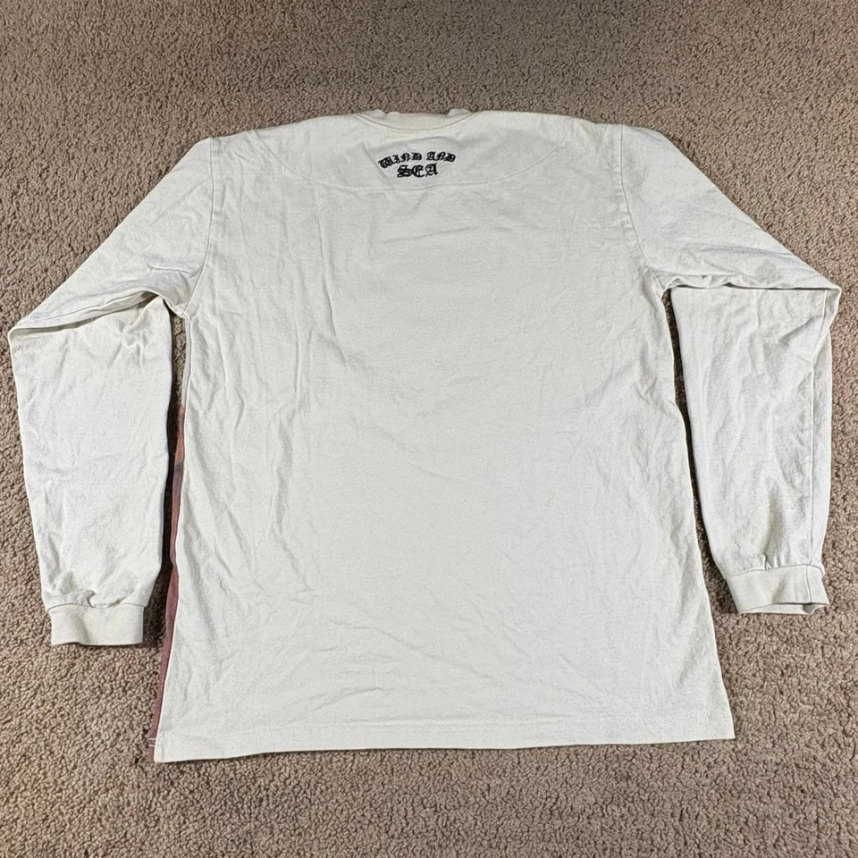 Camiseta Wind And Sea Nas Rap Camisa Manga Larga Hombre Grande Hip Hop Gráfico Foto 3 de 4