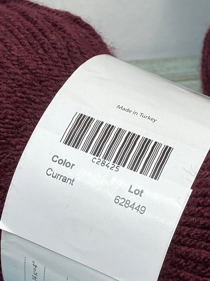 Knit Picks Brava Worsted yarn,  Color: Currant 2 Skeins - Image 3 of 4