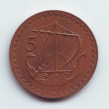 CYPRUS - 5 Mils 1970 - Bronze • 5.67 g • ⌀ 26 mm