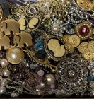 Vintage & Modern Some Signed Costume Jewelry Lot Full Small Priority Box # 39