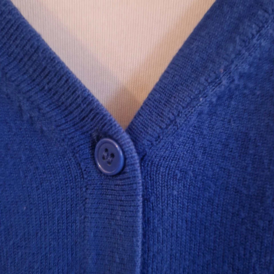 💠🔹️Strick Jäckchen - VERO MODA- Gr.M - königsblau 💠🔹️ - Bild 3 von 4