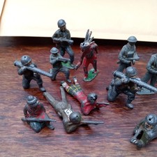 Restposten 15 Sammlung Bleisoldaten 30er-40er...