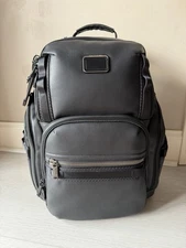 Tumi Alpha Bravo Search Backpack Black LEATHER 147053 1041 932789 $850