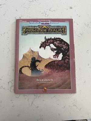 AD&D 2E TSR Forgotten Realms Anauroch 9320 - w/ Map!