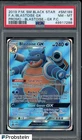 2019 Pokemon SM Black Star Promo P.C. SM189 Blastoise Gx FA PSA 8