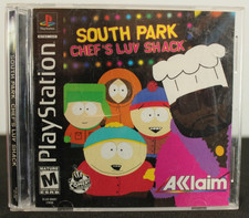 PlayStation 1 (PS1): South Park: Chef's Luv Shack (1999) Black Label CIB Tested