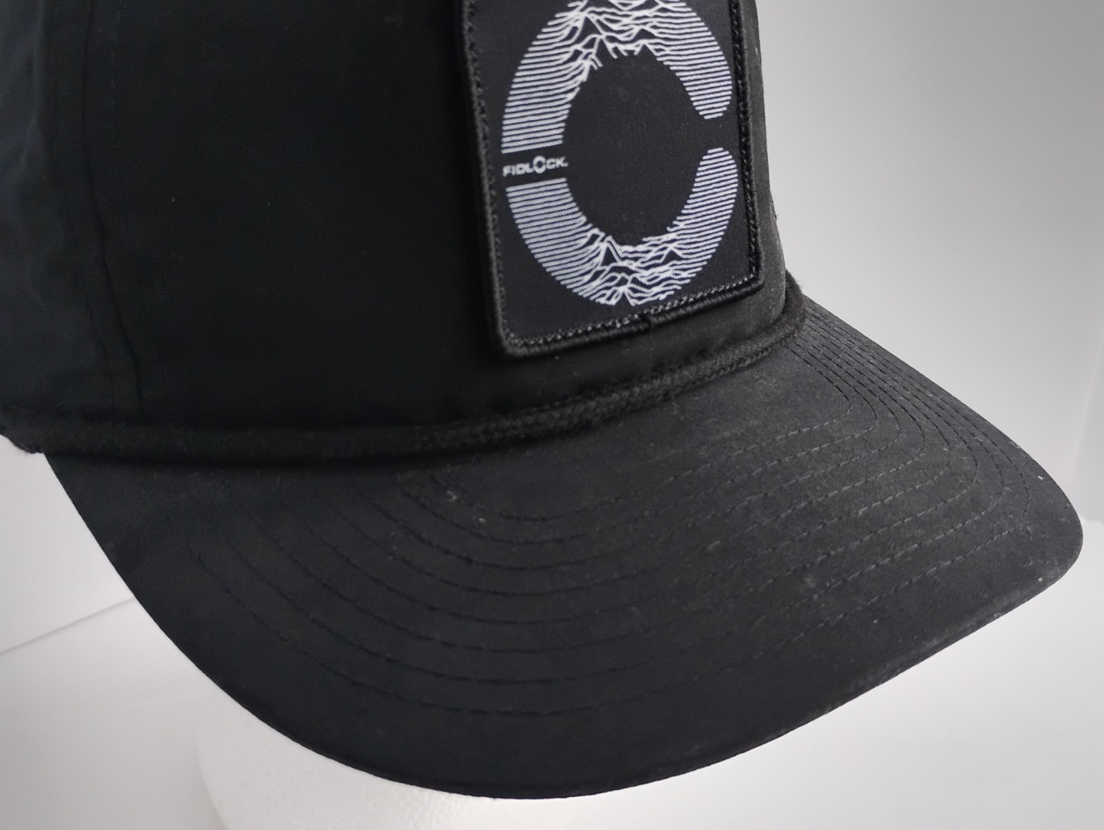 FIDLOCK Black Snapback Hat Cap Patch Logo Richard… - image 4