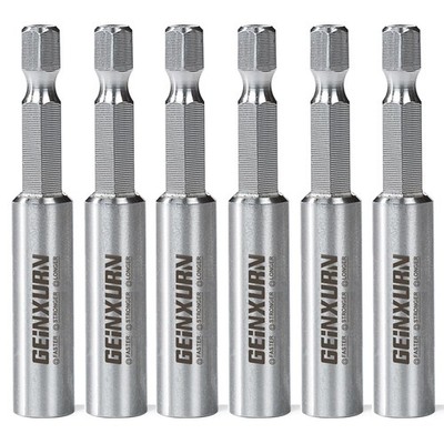 2.5Inches Stainless Screwdriver Bit Holders, 6PACK Extension Socket Drill Bit...