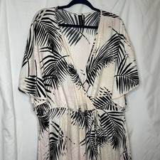 Mink Pink Isla Wrap Front Dress Coverup Swim Revolve Size L Cruise Wear Viscose