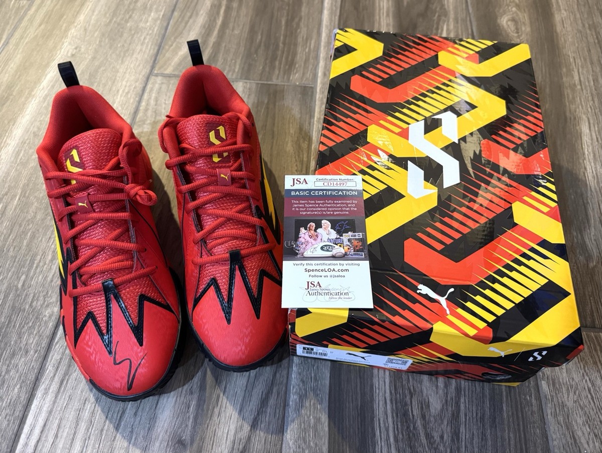 Scoot Henderson Signed Shoe Sneaker Zeros Retro Portland Puma JSA
