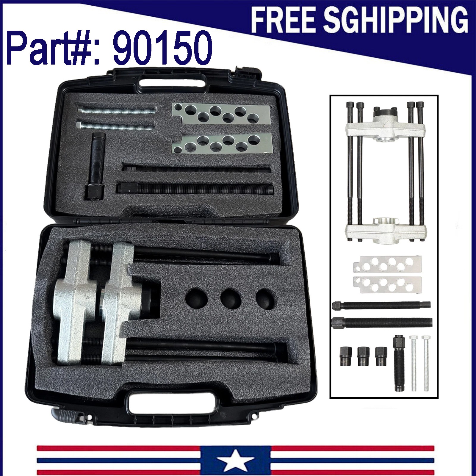 New For Class 3-8 Heavy Duty Trucks 90150 King Pin Press Sturdy Repair Tool USA