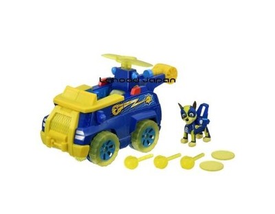 Paw Patrol Paw Transform! Flying Vehicle Chase Mighty Police Car