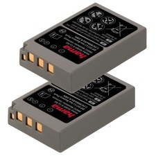 2x Hama Li-Ion Akku passend für Olympus BLS-...