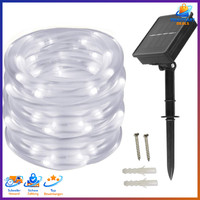 Solar Lichtschlauch Lichterkette 10M 100 Leds Wasserdicht FüR AußEn Hochzeit