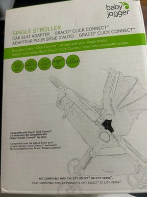 New Baby Jogger Infant Car Seat Adapter for Summit X3 single stroller - Graco