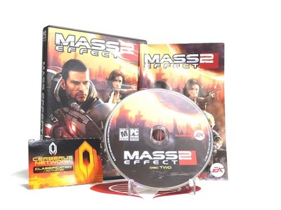 MASS Effect 2 PC DVD ROM Disc 2 w Manual & Case 2010