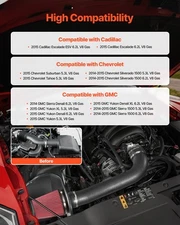 New Cold Air Intake, 3.94 Inch Cold Air Intake System + Heat Shield Compatible