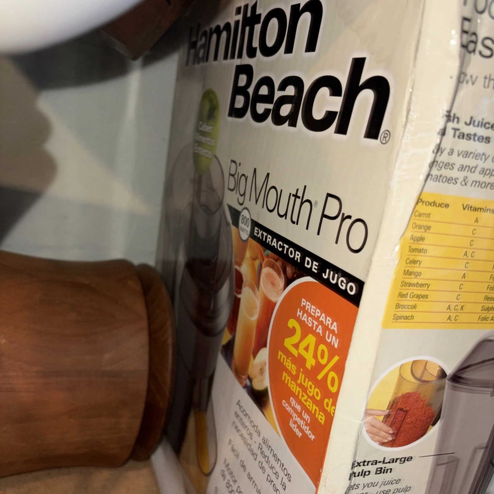 Hamilton Beach Juice Extractor Big Mouth Pro Juicer New In Box NIB