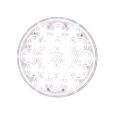 76454 White 4" Round Fleet 18-LED Back-Up Light 4 Inch White/Clear Light Only