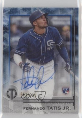 2019 Topps Tribute Blue 83/150 Fernando Tatis Jr #TA-FTJ Rookie Auto RC 9h0
