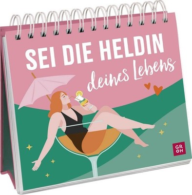 Sei die Heldin deines Lebens Sprüche-Aufsteller voller Motivation, Power und ...