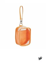 LIHIT LAB myfa Oshikatsu Plush Toy Decoration Box Pouch Mini Apricot Orange