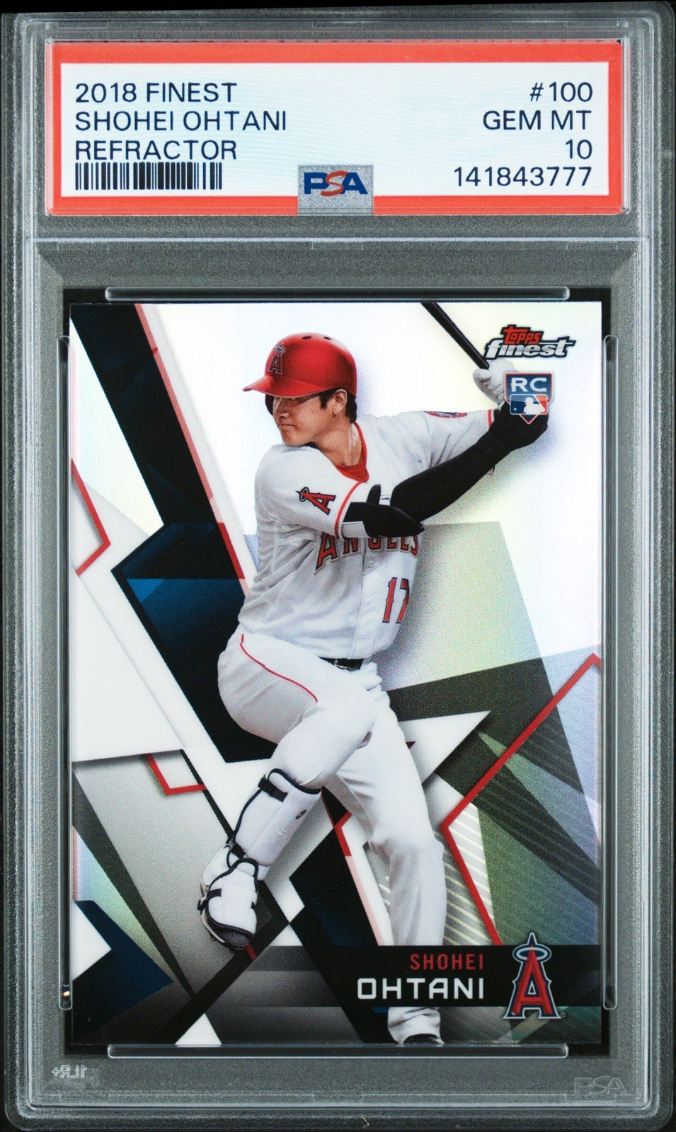 Shohei Ohtani 2018 Topps Finest #100 Refractor Price Guide