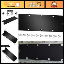 Low Profile Valley Pan Cover Plate for LS Gen 3 Knock Sensor - Custom Fit, Black