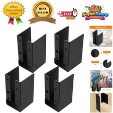 4 Pack Joist Hangers - Corrosion Resistant Beam Connectors for Wood