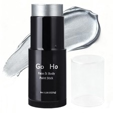 Go Ho Cream-Blendable Metallic Silver Face Body Paint Stick