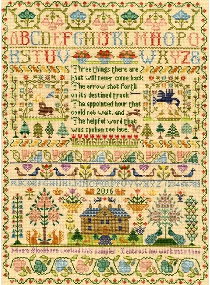 Bothy Threads Cross Stitch Kit - Three Things