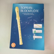 Sopran-Blockflöte Holz, neuwertig, ab 6 7 8 ...