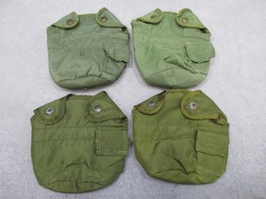 Military USGI 1 Qt Canteen Cover OD Green LC-2 ALICE Clips Insulated Lot of 4
