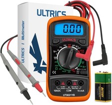 ULTRICS MULTIMETRO DIGITALE PROFESSIONALE AMPEROMETRO VOLTMETRO OHMMETRO CON CAV