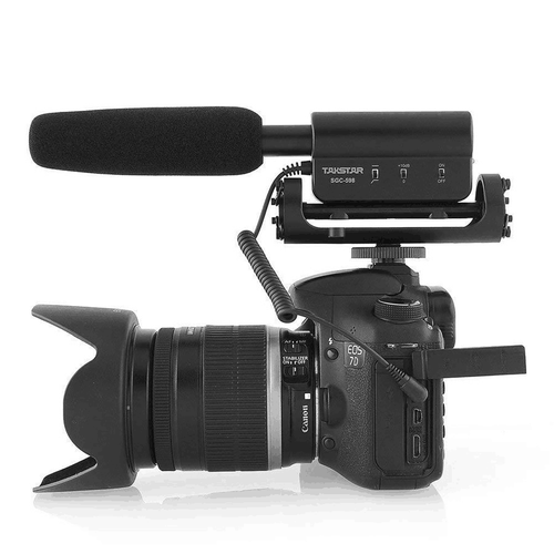 TAKSTAR SGC-598 Stereo Microphone Mic for Nikon Canon DSLR Camera DV Camcorder - Picture 5 of 6