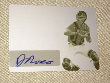 DREW ROMO 2019 Leaf Perfect Game NS Yellow Printing Plate Autograph #1/1 ROCKIES