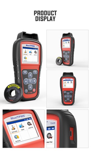 Autel MaxiTPMS TS408 Auto Diagnóstico Escáner Sensor neumáticos TPMS VW BMW AUDI - Imagen 9 de 12