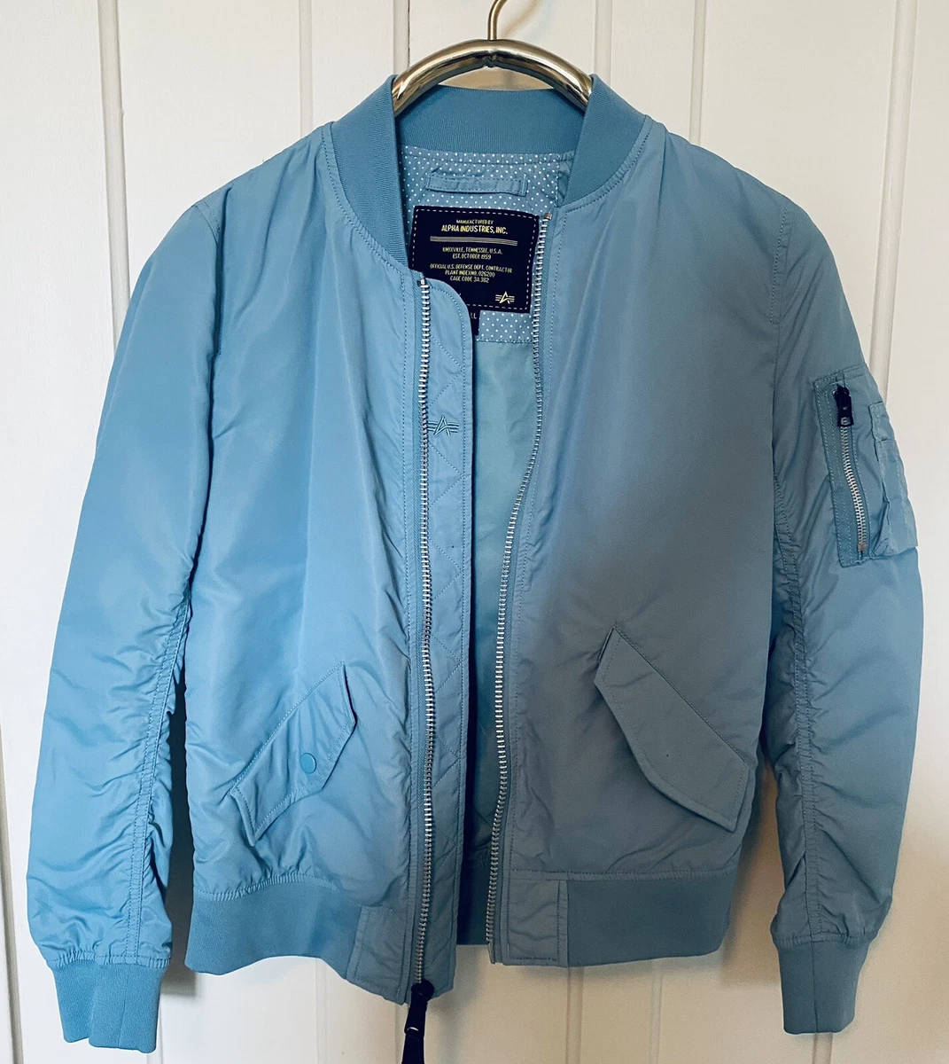 Alpha Industries Women's L-2B Scout Jacket *Baby Blue WJL46000C1 Size: XS
