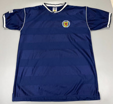 Scotland Retro Home Shirt 1985-1987 Score Draw Size 2XL XXL