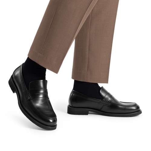 Mens Dress Shoes Slip On PU Penny Loafers Business Shoes Classic Formal Shoes - Picture 15 of 33